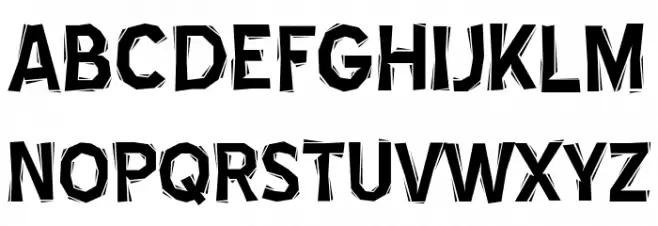 BlueHighwayLinocut-Regular Schriftart Groß