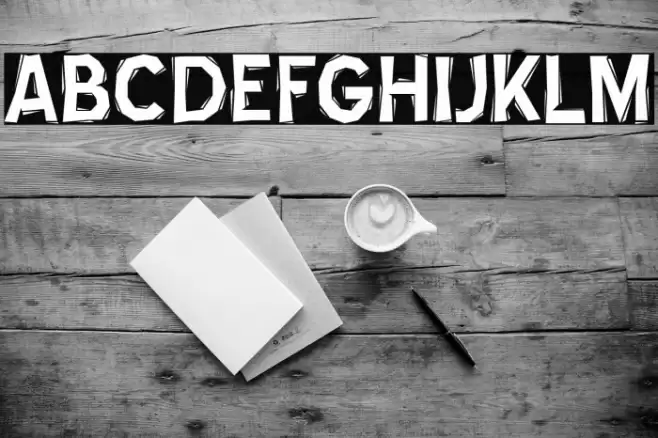 BlueHighwayLinocut-Regular Font examples