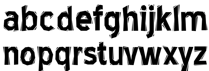 BlueHighwayLinocut-Regular Font LOWERCASE