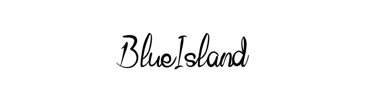 BlueIsland  font caratteri gratis