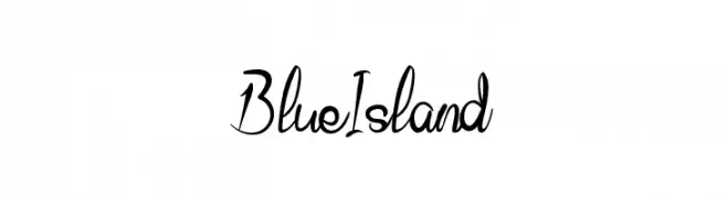 BlueIsland  フリーフォントのダウンロード