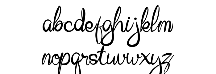 BlueIsland Font LOWERCASE