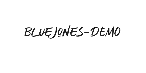 BlueJones-DEMO Logo