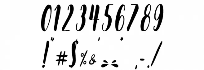 BlueLotusPersonalUse Font OTHER CHARS