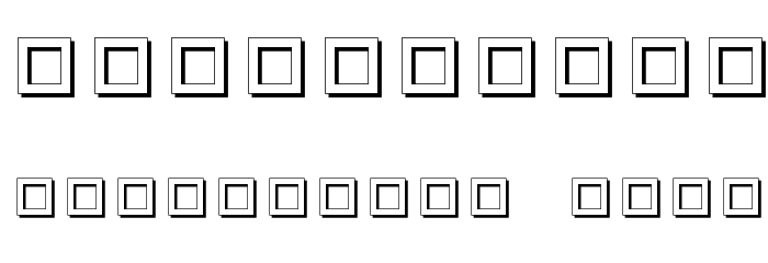 BlueMoonsInverse Font OTHER CHARS