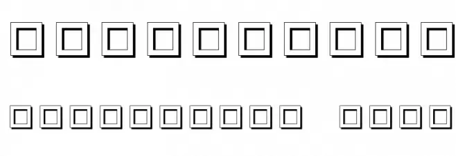 BlueMoonsInverse Font OTHER CHARS