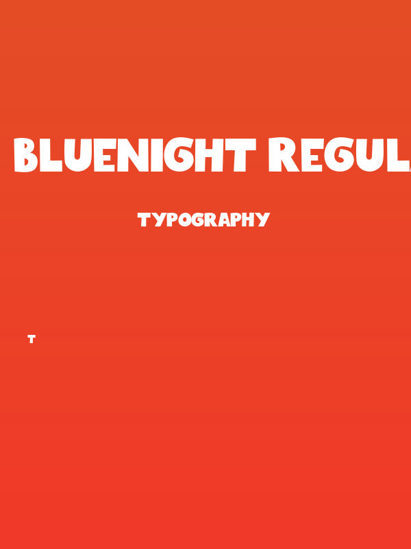 BlueNight Regular Poster