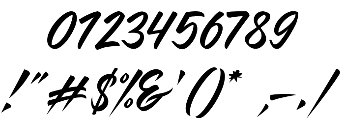 BluePhantom Font OTHER CHARS