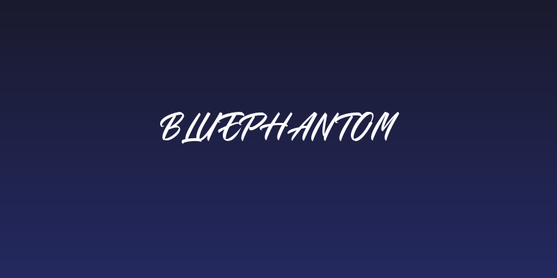 BluePhantom Social Header