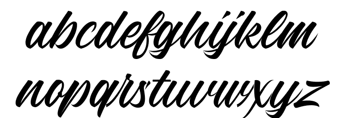 BluePhantom Font LOWERCASE