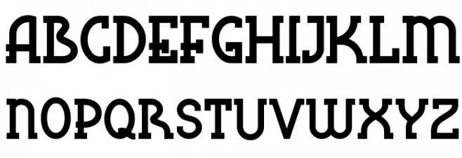 BluePlateSpecialNF Schriftart Groß