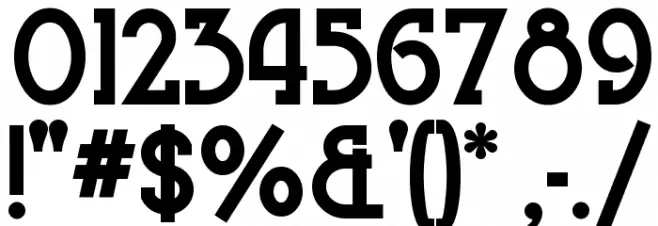 BluePlateSpecialSW Font OTHER CHARS