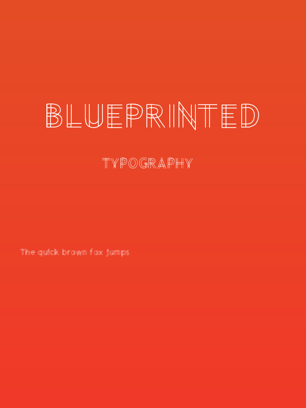 BluePrinted Poster