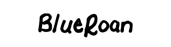 BlueRoan  フリーフォントのダウンロード