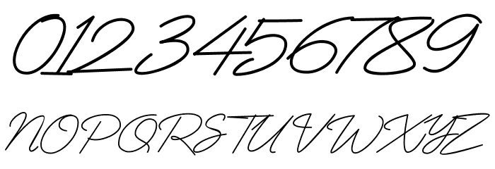 BlueSign Font OTHER CHARS