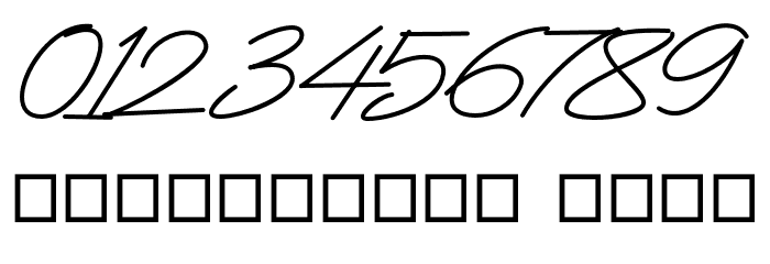 BlueSign Font OTHER CHARS