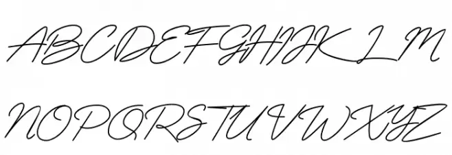 BlueSign Шрифта ВЕРХНИЙ