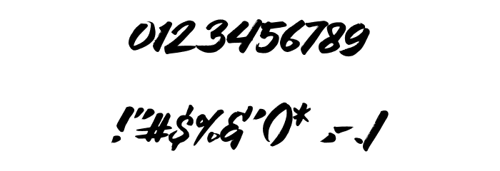 BlueSilky Font OTHER CHARS