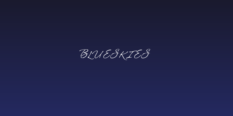 BlueSkies Social Header