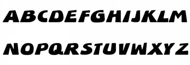BlueStone Font Litere mari