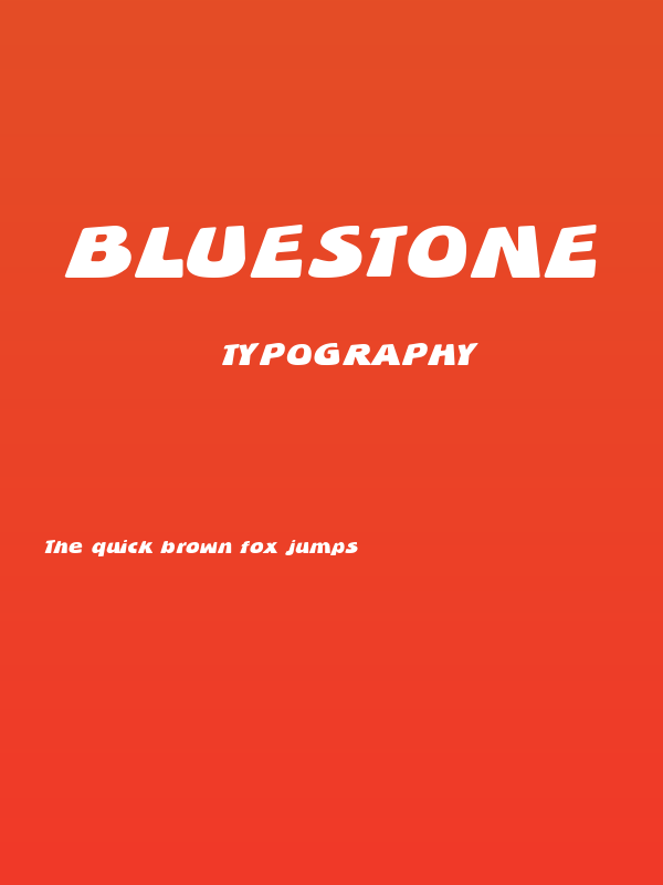 BlueStone Poster
