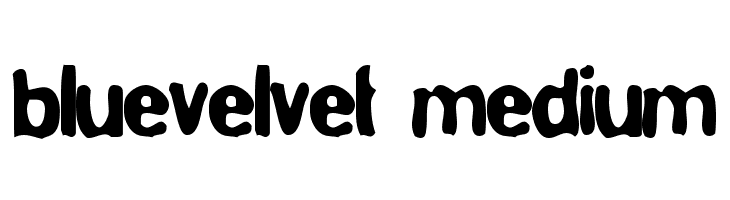 BlueVelvet Medium  免费字体下载
