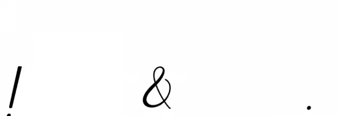 Bluebell Font OTHER CHARS