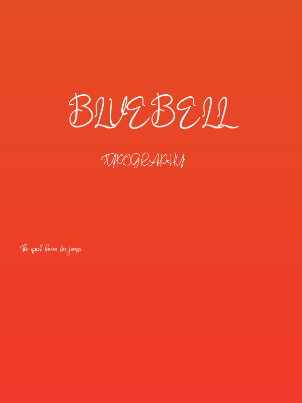 Bluebell Poster