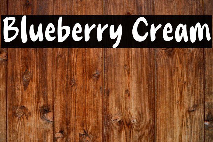 Blueberry Cream Example 3