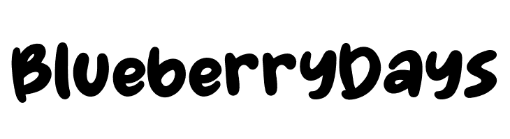 Blueberry Days  font caratteri gratis