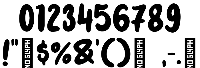 Blueberry Days Font OTHER CHARS