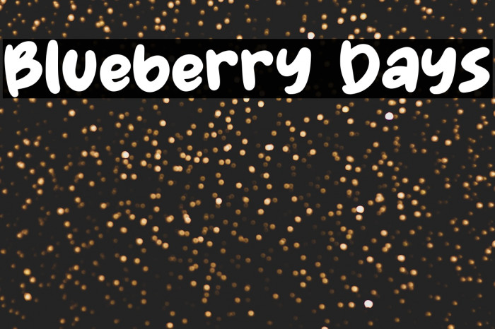 Blueberry Days Example 1