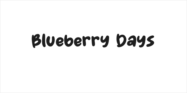 Blueberry Days Logo