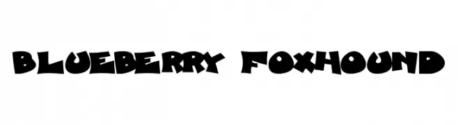 Blueberry Foxhound  Fuentes Gratis Descargar