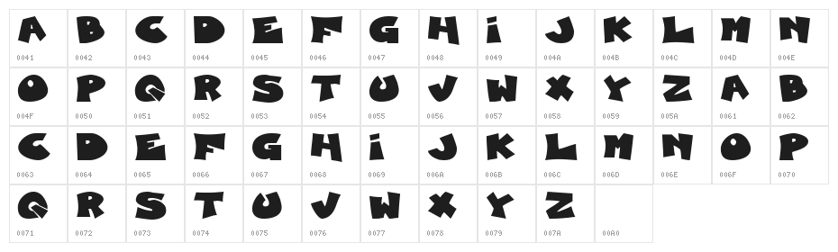 Blueberry Foxhound Character Map