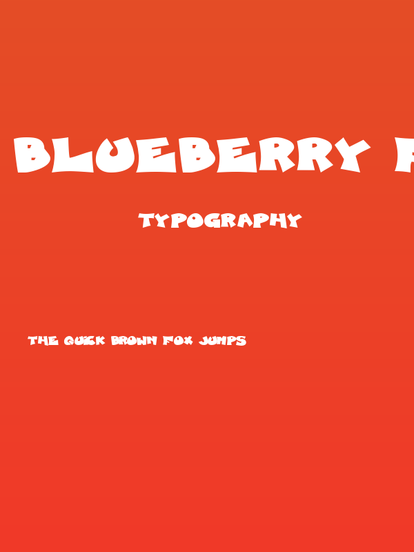 Blueberry Foxhound Poster