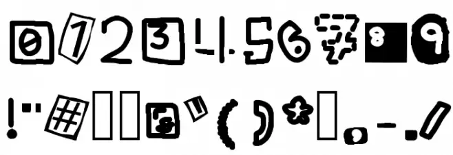 Blueberry Hills Regular Font OTHER CHARS