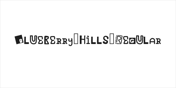 Blueberry Hills Regular Logo