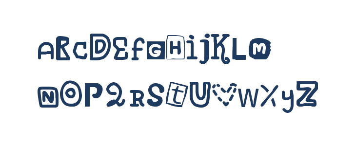 Blueberry Hills Regular Lowercase