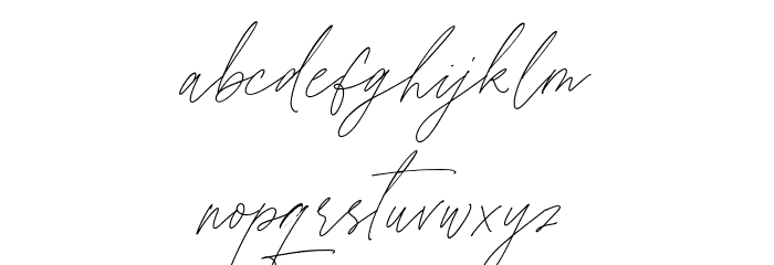 Blueberry & Jasmine Font LOWERCASE