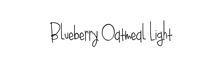 Blueberry Oatmeal Light