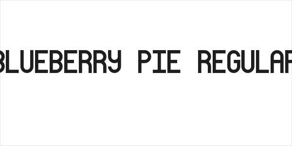 Blueberry Pie Regular Logo