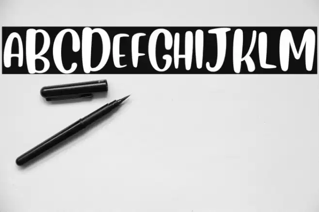 Blueberry Regular Font examples