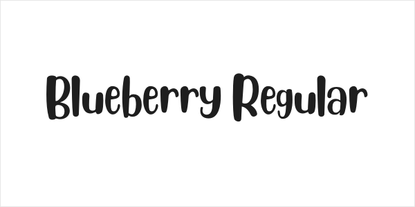 Blueberry Regular Logo
