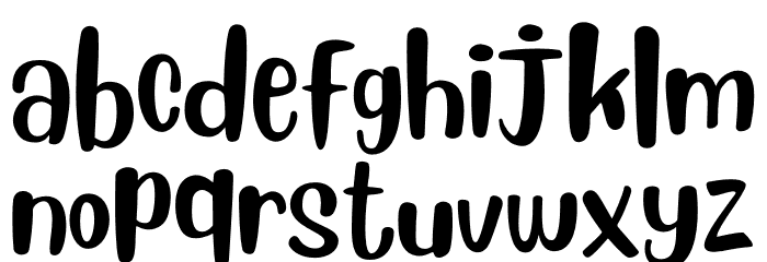 Blueberry Regular Font LOWERCASE
