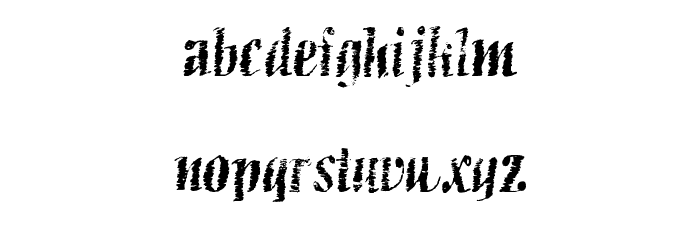 BlueberryWaffle Font LOWERCASE