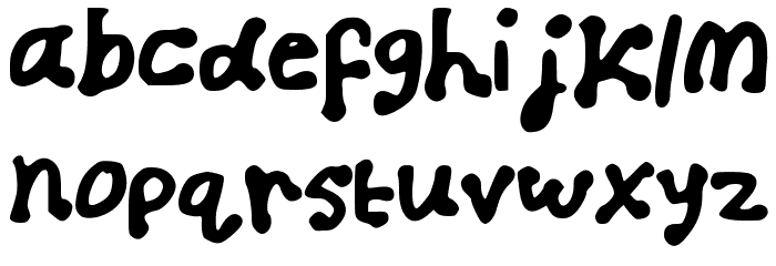 Blueberry_Milk Font LOWERCASE