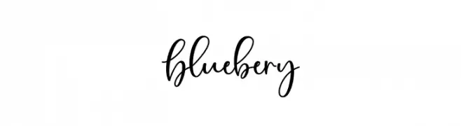 Bluebery  Free Fonts Download