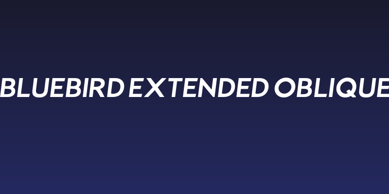 Bluebird Extended Oblique Social Header