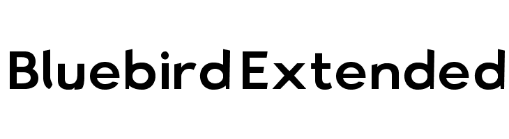 Bluebird Extended Font